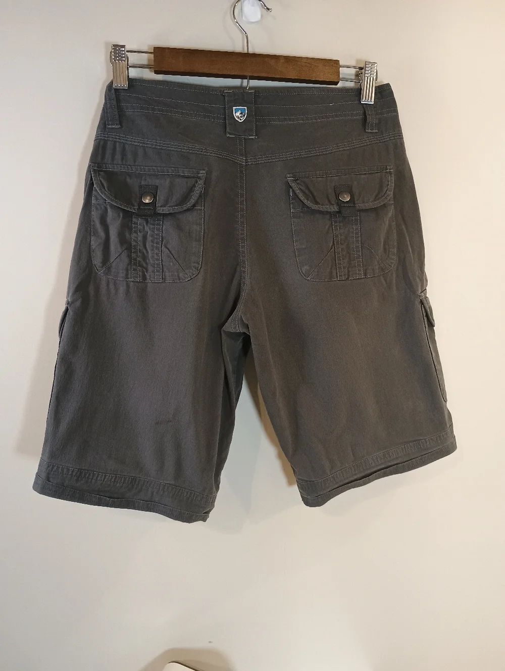 Kuhl Women's Casual Cargo Shorts in Dark Gray - Picture 14 of 14